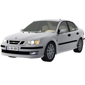 Saab 9-3 3D Object | FREE Artlantis Objects Download